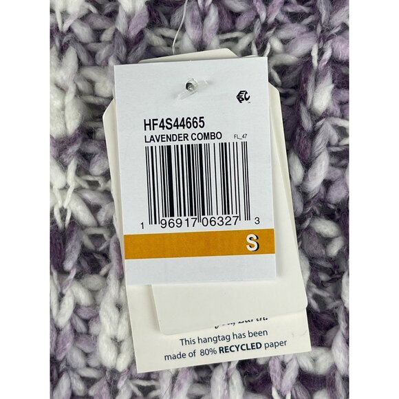 Hippie Rose Lavender Combo Knit Cardigan Sweater S - Picture 8 of 12